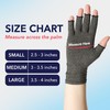 Doctor Developed Compression Gloves for Women and Men, Open-Finger Arthritis