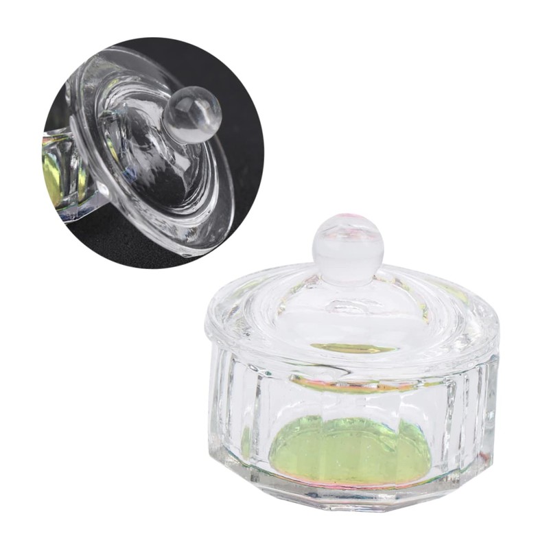 Baluue 2pcs Crystal Nail Cup Gel Nail Remover Kit Nail