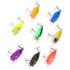 8 Colors Colorful Soft Cicada Shape 5cm/6g Simulating Fish Lures