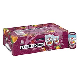 San Pellegrino Pomegranate and Orange Italian Sparkling Drinks, 11.15 Fl Oz (Pack of 24)