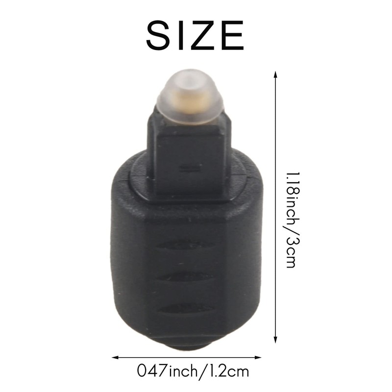 Mini Optical Audio Adapter 3.5MM Female Jack to Digital Toslink