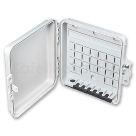 SatelliteSale Weatherproof Junction Box Heavy Duty Enclosure 8x7x2 Inches UV-Rated Thermoplastic Alloy Made in USA