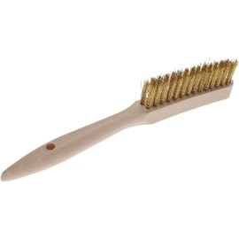 OSBORN Hand Wire Brush 2 Rows Brass