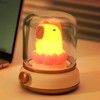 WANIDEA Lucky Capybara Night Light, Cute Rechargeable Lamp for Kids,