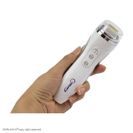 NORLANYA Mini dispositivo antienvejecimiento de matriz de puntos SkinLift, máquina de elevación facial de reducción de arrugas (cabeza de platino, cabeza dorada, muelle de carga)