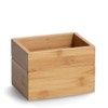 Zeller 13318 Organiser Box Set of 2 Bamboo Approx. 14.5