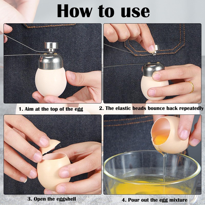 7 Pcs Set Egg Cups, 6pcs Egg Cup and 1pcs