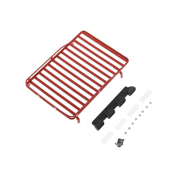 RC4WD Roof Rack with Light Pods, Red: 1/18 Gelande D90,