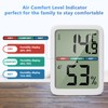 PAIRIER Portable Digital Thermometer Hygrometer Indoor with High Accuracy LCD