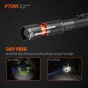 NICRON F72R Pen Light, Pocket Flashlight with Clip,5 Modes 450