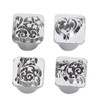 12Pcs Stamping Punch Tool Tang Dynasty Flower Design DIY Vegetable