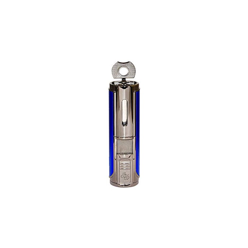 Rocky Patel Envoy Collection Cigar Lighter (Gunmetal and Blue)