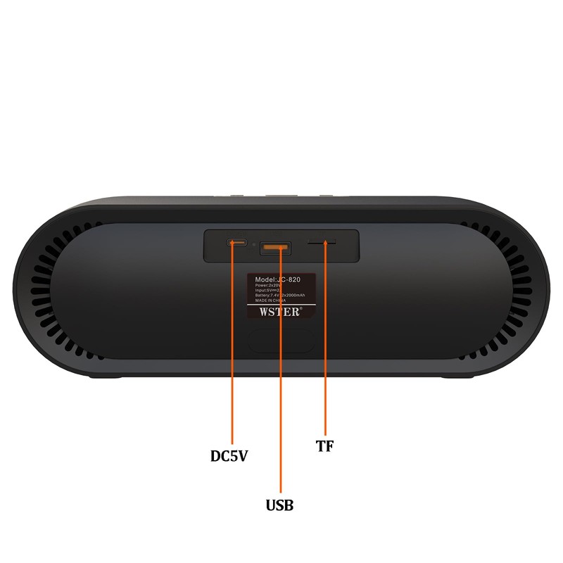 WSTER WS-820 Bluetooth Replica Speaker – Wireless Portable Home Audio