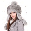 Futrzane Classic Hat with Ear Flaps - Aviator Hat Women's