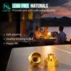 Minimprover Lead -Free Brass 16.9" Winterize Sprinkler System RV Motorhome