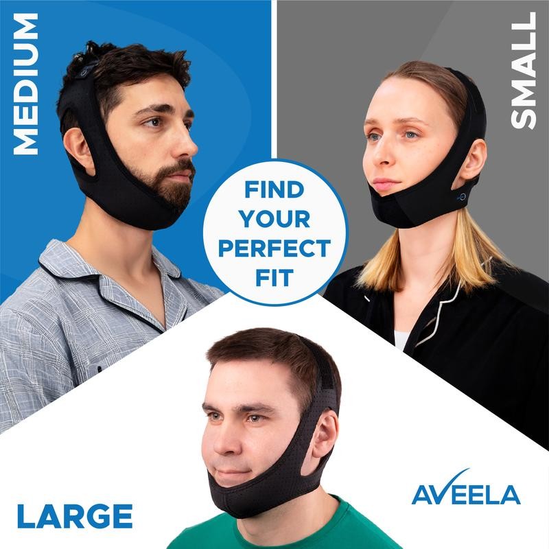 Aveela Anti Snoring Chin Strap for CPAP Users - Comfortable