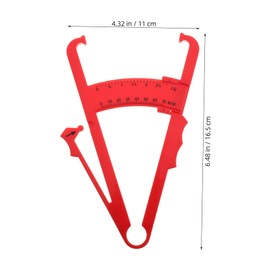TOVINANNA 2pcs Body Measurement Calipers Portable Plastic Skinfold Testers for Accurate Fat Measurement Bmi Calculation Fitness Tracking for Men and Women