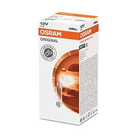 Osram 6411 Original Sofit Lamp Socket SV8.5-8, 12 V, 10 W, Pack of 10