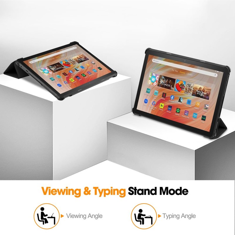 Kepuch Custer Case for Fire HD 10 2023, Smart PU