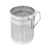 Stainless steel multi-purpose hanging cutlery container and spoon holder, NT007_Round