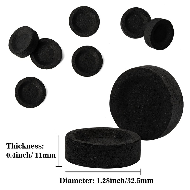 MAQIHAN 50PCS Incense Charcoal Briquettes - Charcoal Tablets Incense Burner