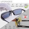 Polarized Unisex Clip on Sunglasses for Myopia Glasses Outdoor/Driving/Fishing