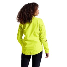 PEARL IZUMI Women's Attack WxB Rain Jacket, Form Fitting & Lightweight with Two-Way Zipper, Water-Resistant, Screaming Yellow, X-Large