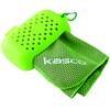 Casco KCTW-2015 Cool Towel with Carabiner, Green, Japan, Free Size,