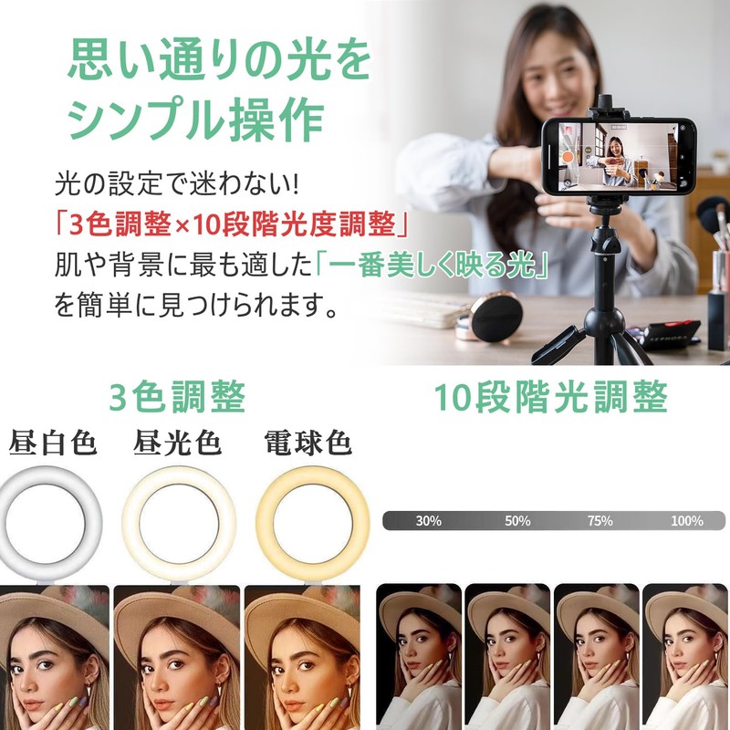 Easy to put on. Professional Grade Distribution Debut Ring Light,