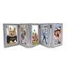 5 Folding 4 x 6 Inch Hinged Picture Frame, Wood