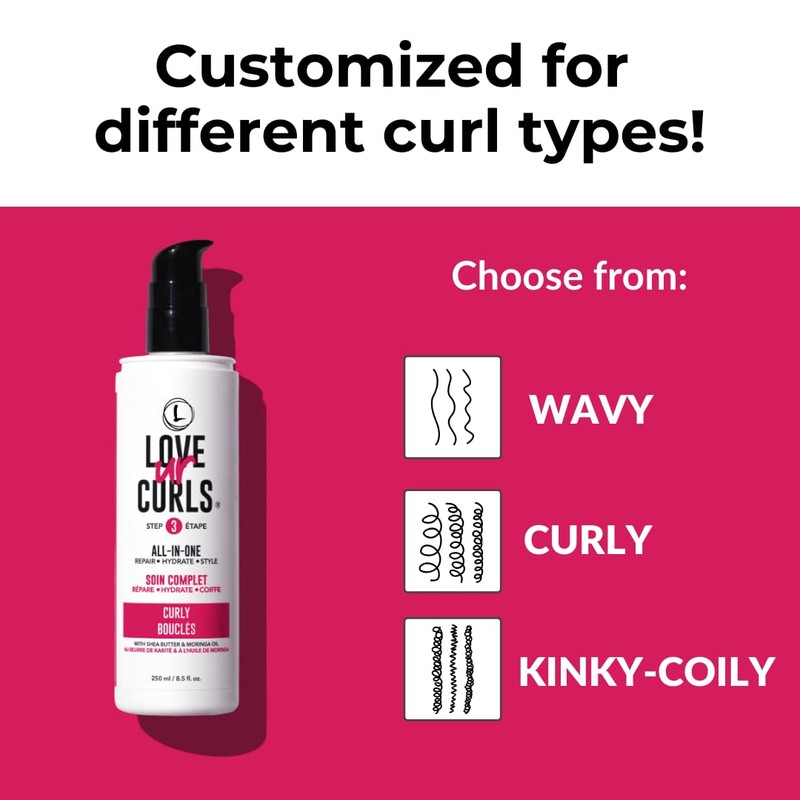 Love Ur Curls All in One Curl Cream Styler, Anti