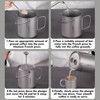 TII ZING Pure Titanium Portable Coffee Press 750ML