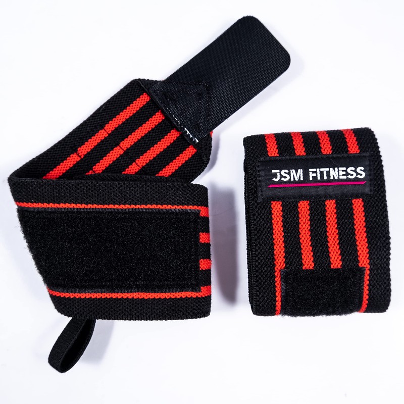 JSM FITNESS® Wrist Wraps for Stabilizing Wrist and Strengthening Grip