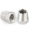 ERGAOBOY 2 pieces 304 stainless steel reducer hexagonal socket, 1/2