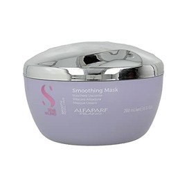 Alfaparf Milano Semi Di Lino Smooth Mask for Frizzy and Rebel Hair - Intensive Detangling Hair Treatment - Controls Frizz - Straightens and Hydrates Unruly Hair, 6.76 fl. oz.