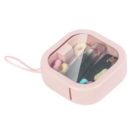 Chfory Hair Tie Organizer, Small Portable Hair Accessories Storage Can Be Stackable Or Hung On The Wall, Small Items Holder Hair Tie Organizer for Jewelry Hair Stuff Hair Clip Cotton Swab