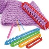 26 cm Red, Knitting Looms Set with Hook Needle, Round