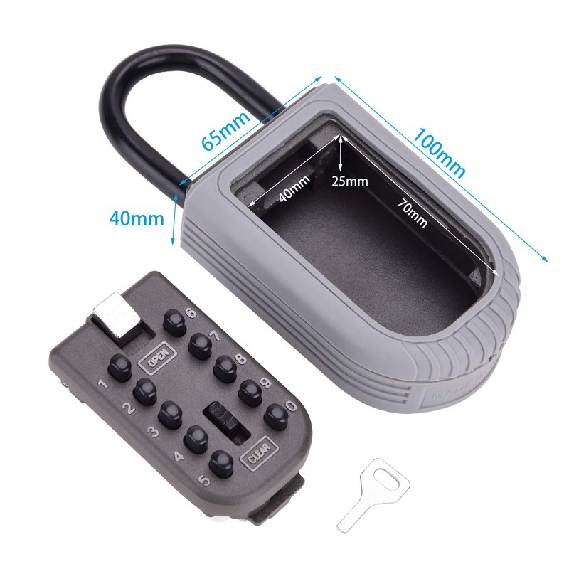 CCYX Key Lock Box,Realtor Key Lock Box Safe Lockbox 10-Digit