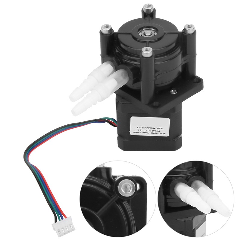 6‑30V High Flow Stepper Motor Peristaltic Pump Tube Vacuum for
