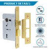 DIDA® 3 Lever Mortice Sashlock Polished Brass Mortice Locks Sashlocks