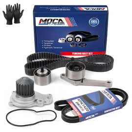 MOCA Timing Belt Kit Water Pump Accessory Drive Belt Fit 01-02 for Chrysler PT Cruiser 2.4L