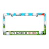 GRAPHICS & MORE I'd Rather Be Golfing - License Plate