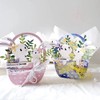 Bow Bunny Basket Metal Die Cuts,Flower Leaf Rabbit Leaf Basket