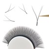 COZBIRD Eyelash Extensions, Yy Volume Eyelashes, Ready-to-Use Fan, 4D Eyelash