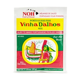 NOH Foods of Hawaii four serving seasoning packets 1.5 oz Pack of 3 Taste the flavor of Hawaii with each unique and famous meal (Portuguese Vinha D'Ahlos)