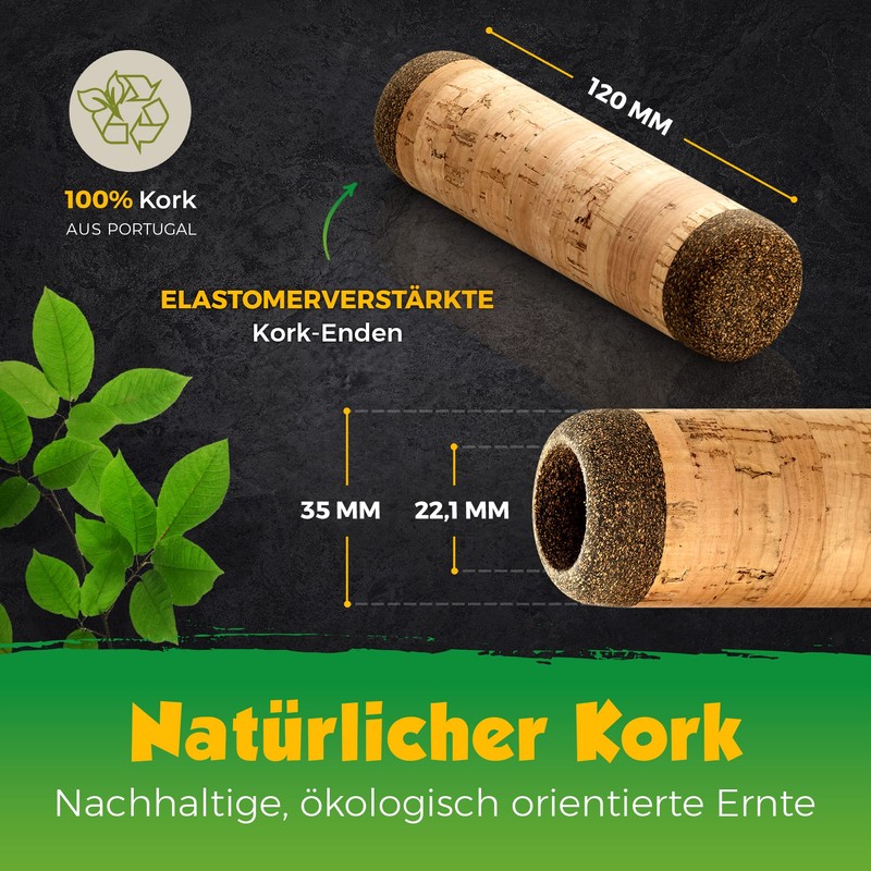 Cork Bicycle Grip | Natural Cork | Grip Surface 100%