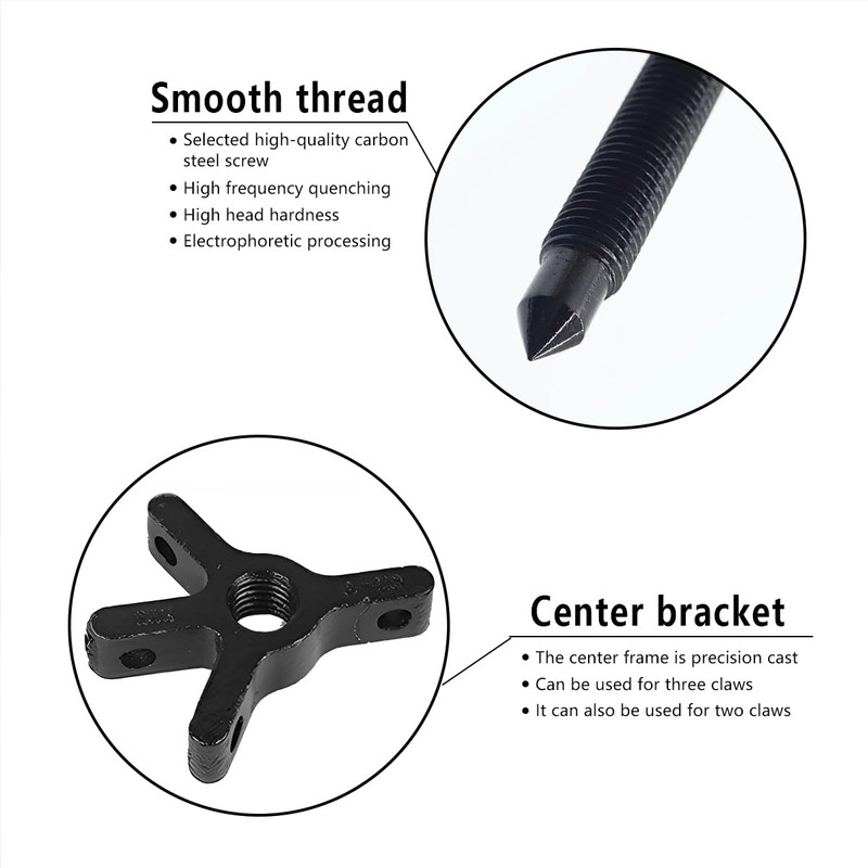 JNNJ Puller Tool Bearing, Inner Bearing Puller, 3 Arms, Gear