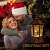 Christmas Lantern-Snow Globe,Water Lantern with Music and Santa Claus-USB or