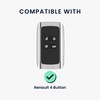 kwmobile Key Case Compatible with Renault 4 Button Car Key