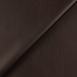 Faux Leather Panel 50 x 70 cm High Quality Colours Ideal for Clothing DIY Waterproof 27 Colours (Dark Brown)